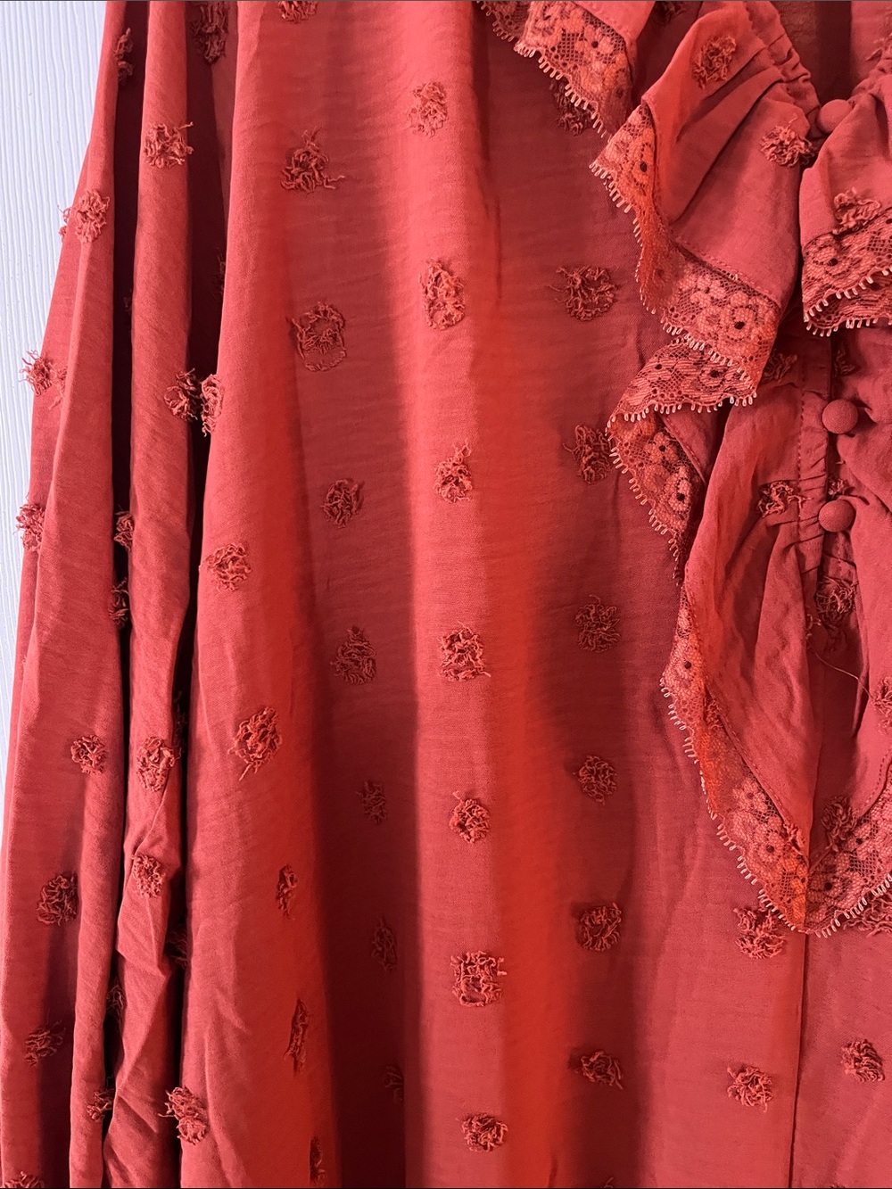 Easel NWT Rust Dress Size Large. - Picture 2 of 5